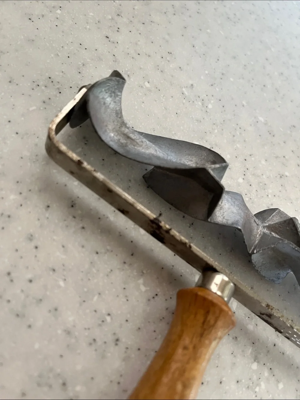 Vtg Model 1 Germany Cookie Roller AURO Metal & Wood Pastry Kitchen Tool